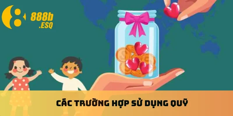 Các trường hợp sử dụng quỹ